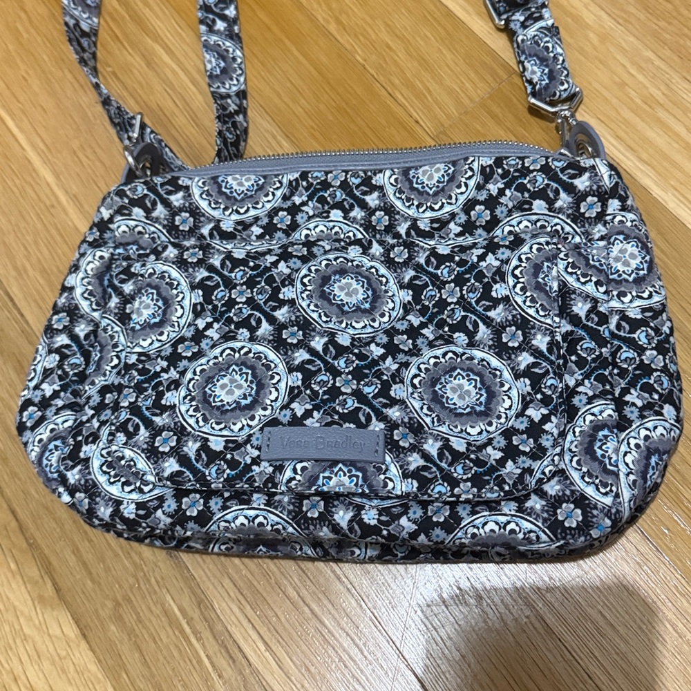 Vera Bradley Navy Blue Floral Crossbody Bag